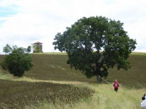 Vieux moulin sur la colline datant de 1688