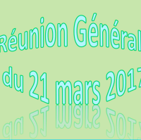 Réunion Générale du 21 mars 2017