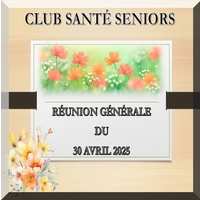 Compte rendu Réunion Générale du 30 avril 2025