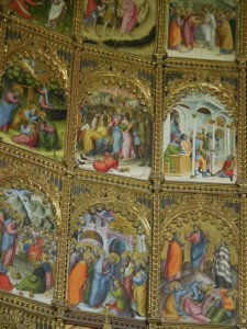   Salamanque : Retable de l'Eglise  