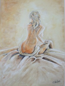 Aquarelle tableau 60005