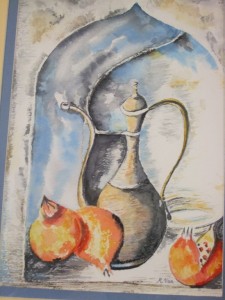 Aquarelle tableau 60012