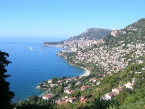 vue sur la côte niçoise    