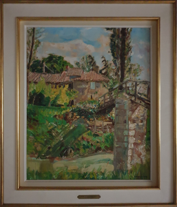 Le moulin et le vieux pont de Belloc 1959  
