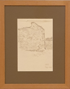 Pan de mur délabré   